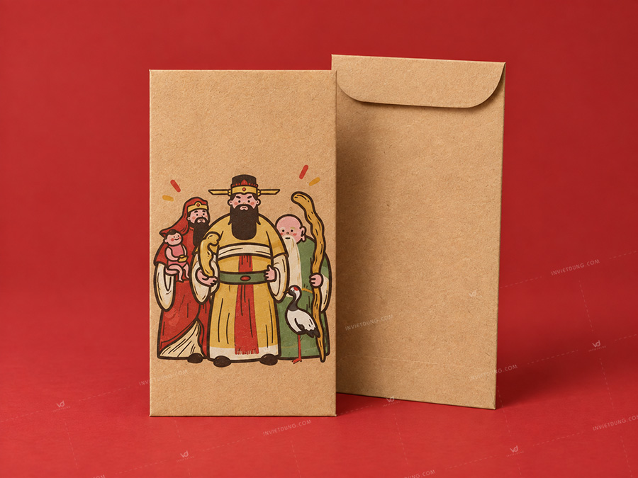 Mẫu bao lì gì giấy kraft