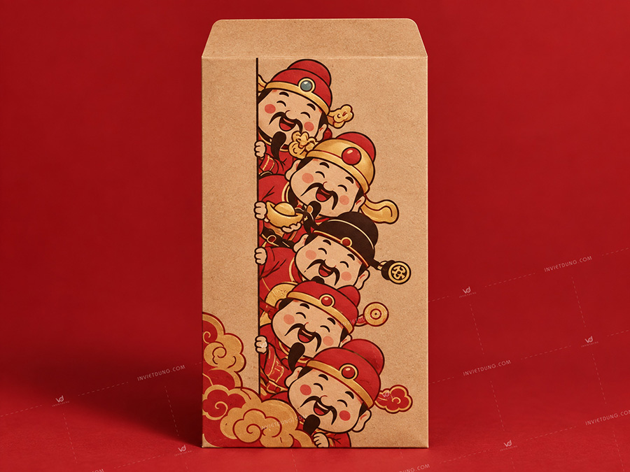 Mẫu bao lì gì giấy kraft