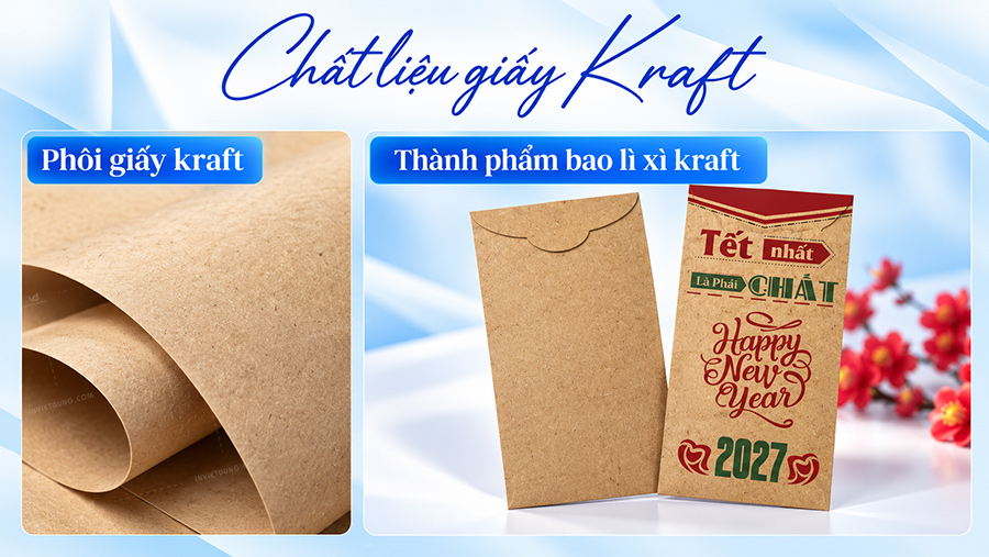 Bao lì xì giấy kraft