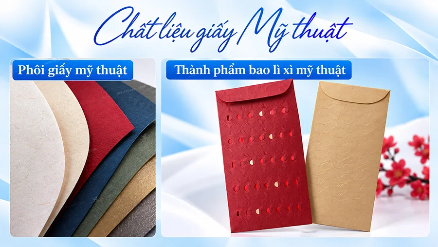 Bao lì xì giấy mỹ thuật