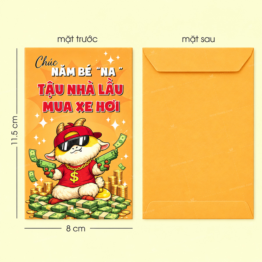 Bao lì xì cỡ nhỏ