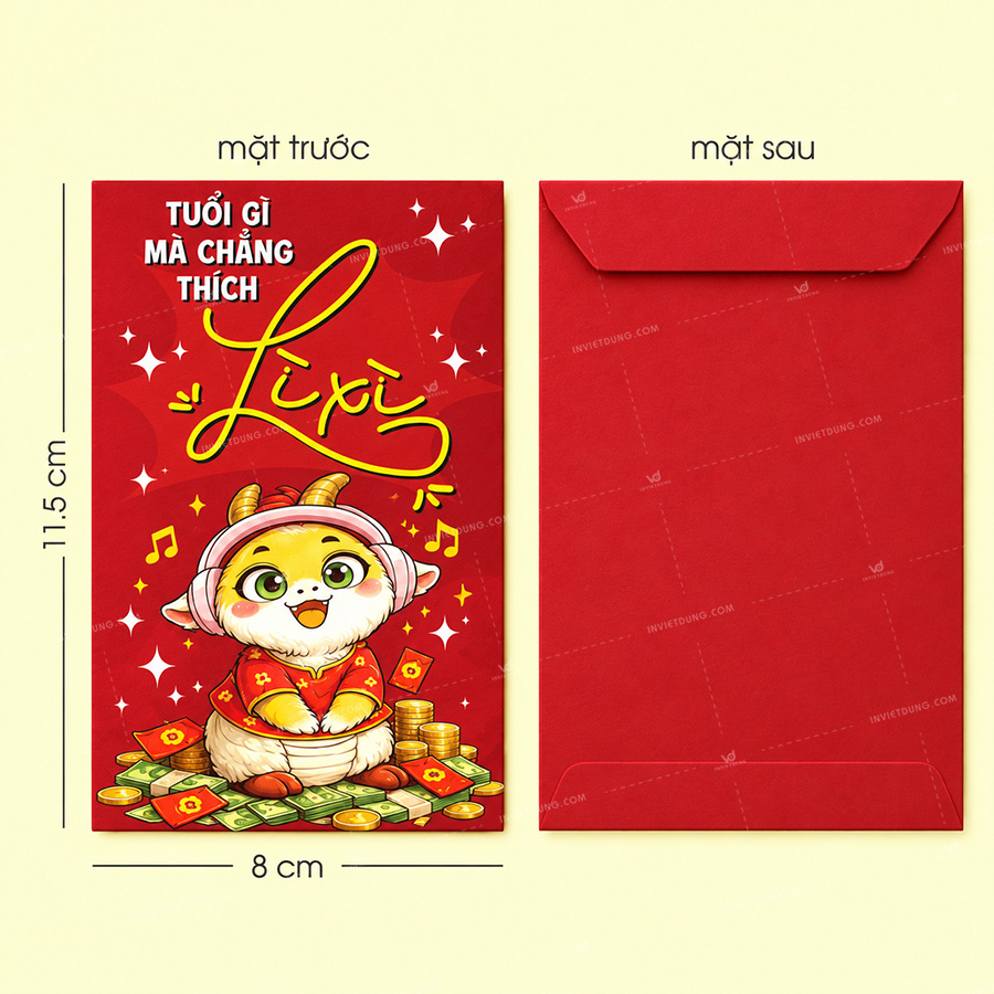Bao lì xì cỡ nhỏ