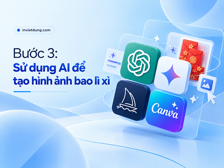 Thiết kế bao lì xì bằng AI bước 3