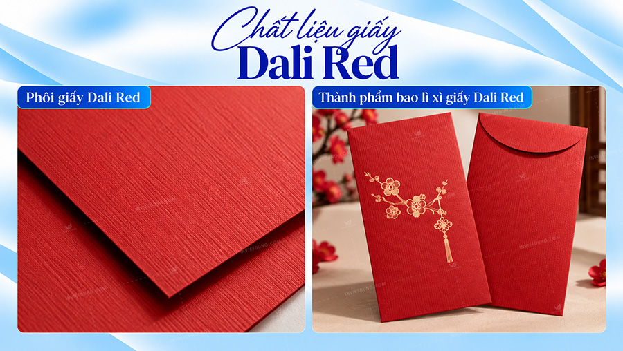Chất liệu giấy mỹ thuật Dali Red