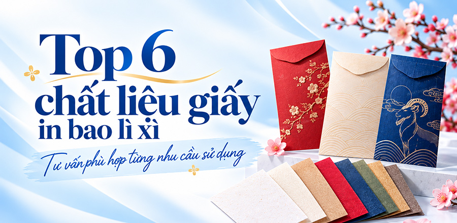 Chất liệu giấy in bao lì xì