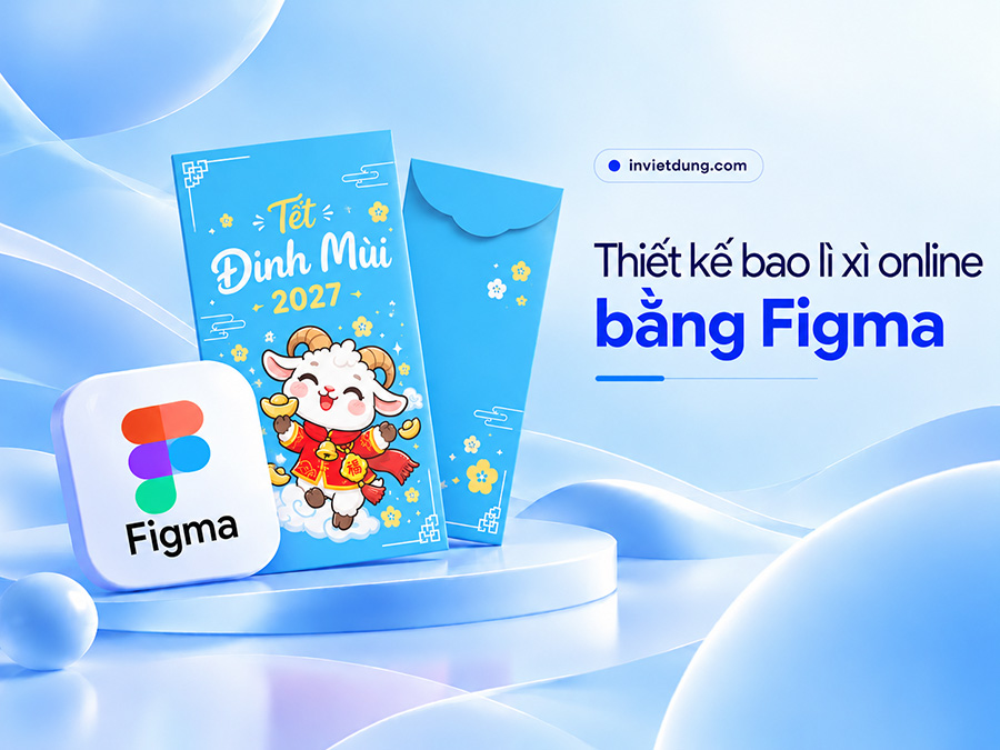 Thiết kế bao lì xì online Figma