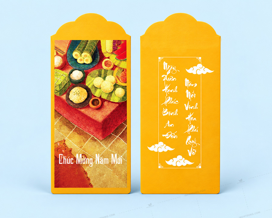 Mẫu thiết kế bao lì xì Adobe Illustrator
