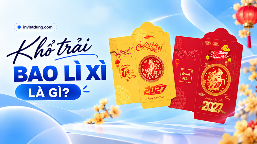 Khổ trải bao lì xì là gì