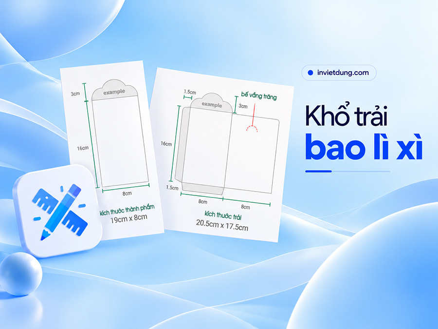 Khổ trải bao lì xì là gì