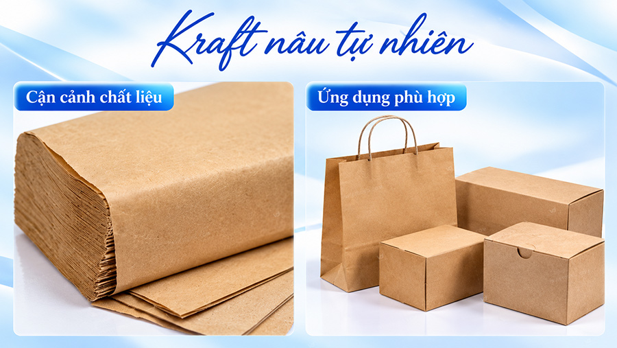 Giấy kraft nâu tự nhiên