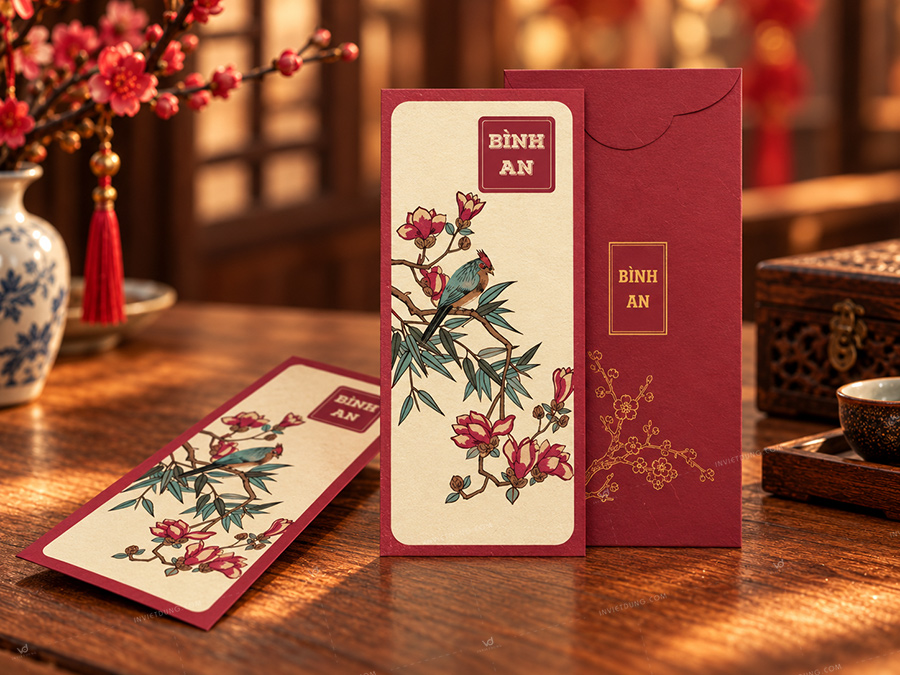 Mẫu bao lì xì xưa