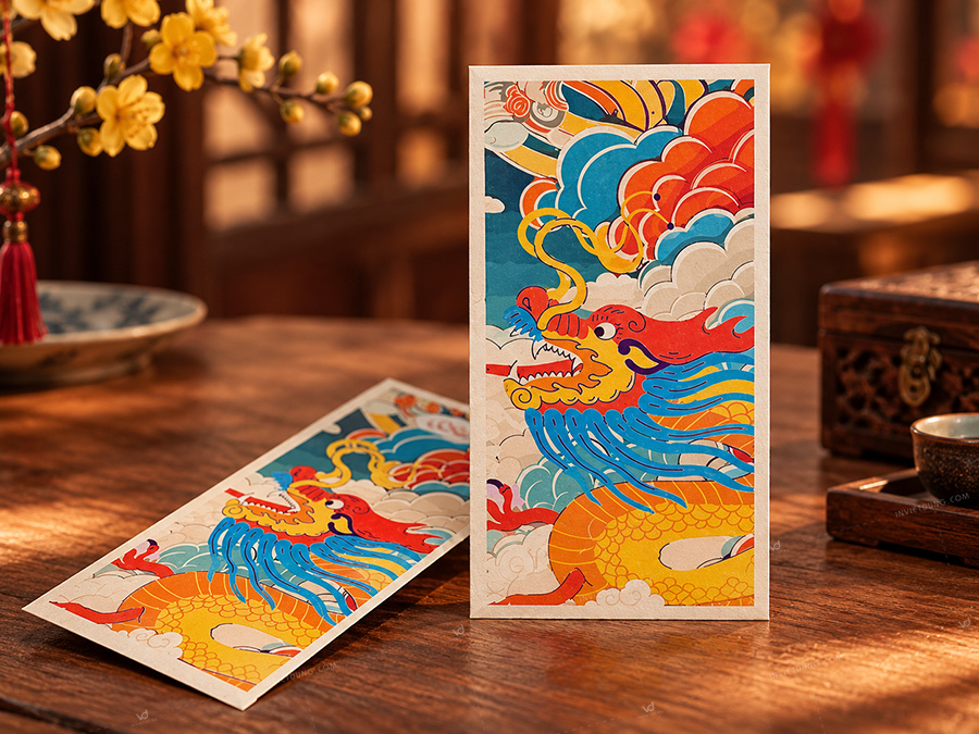 Mẫu bao lì xì xưa