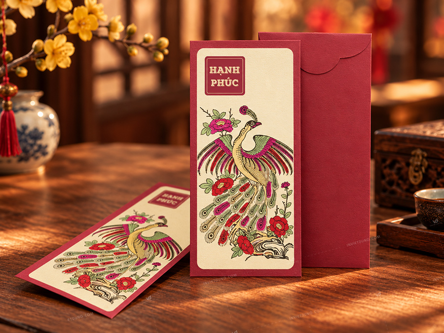 Mẫu bao lì xì xưa
