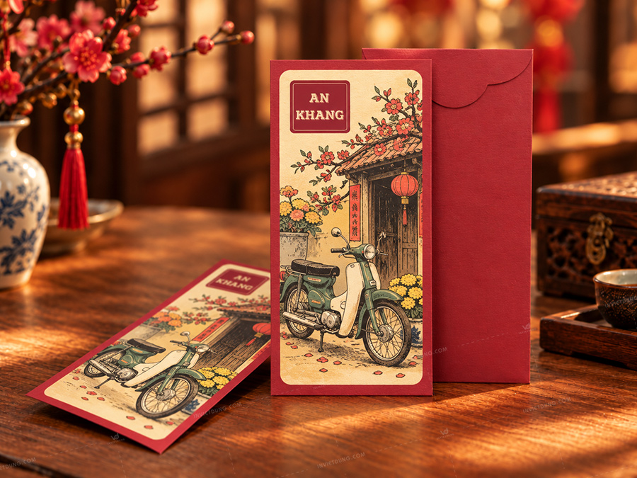 Mẫu bao lì xì xưa