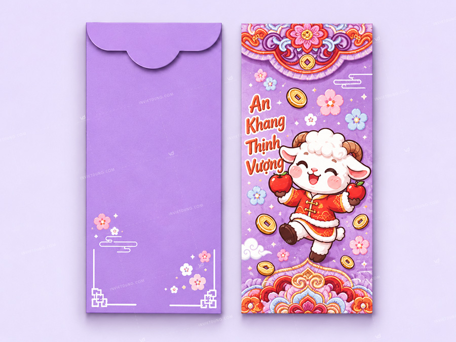 Mẫu bao lì xì 2027