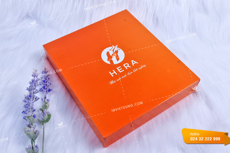Mẫu hộp cứng đựng sản phẩm cho thương hiệu Hera