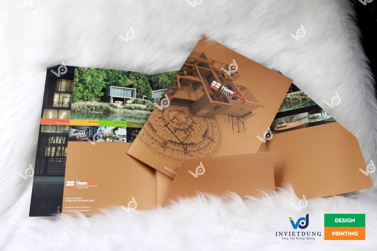 In kẹp file tài liệu công ty đẹp ấn tượng do In Việt Dũng thiết kế và in ấn