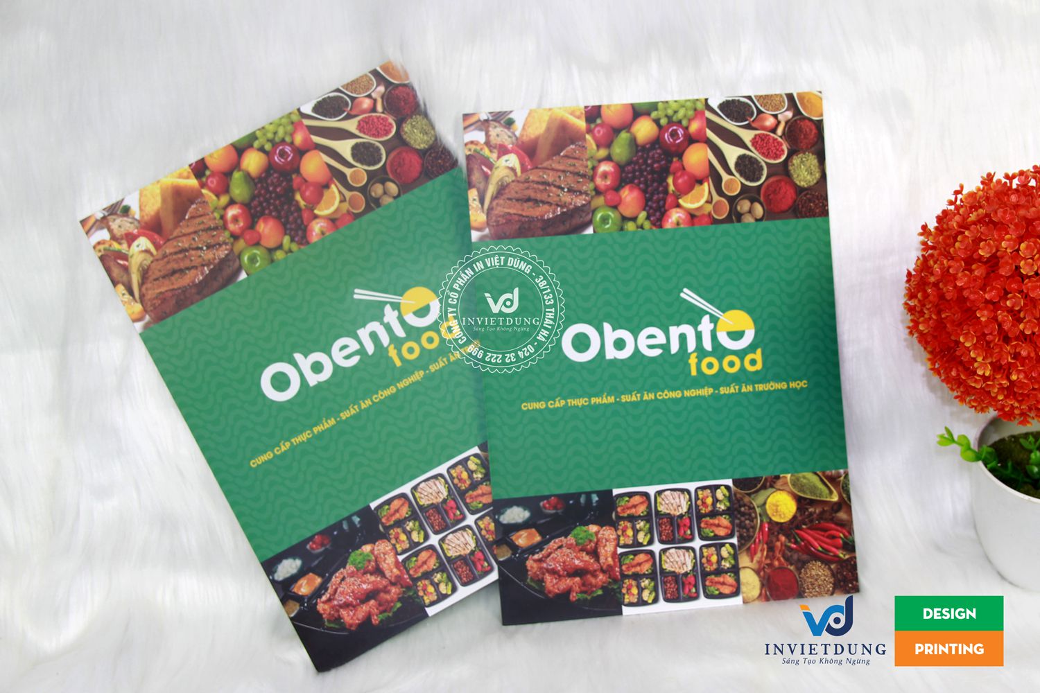 In kẹp file chuyên nghiệp cho công ty thực phẩm Obento food