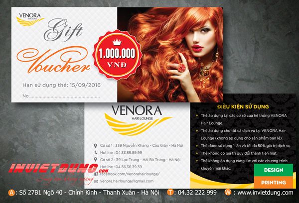 Voucher hair salon giảm giá VENORA
