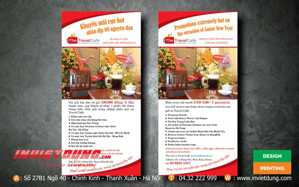 Tờ rơi quán cafe, Mẫu tờ rơi quảng cáo quán cafe đẹp