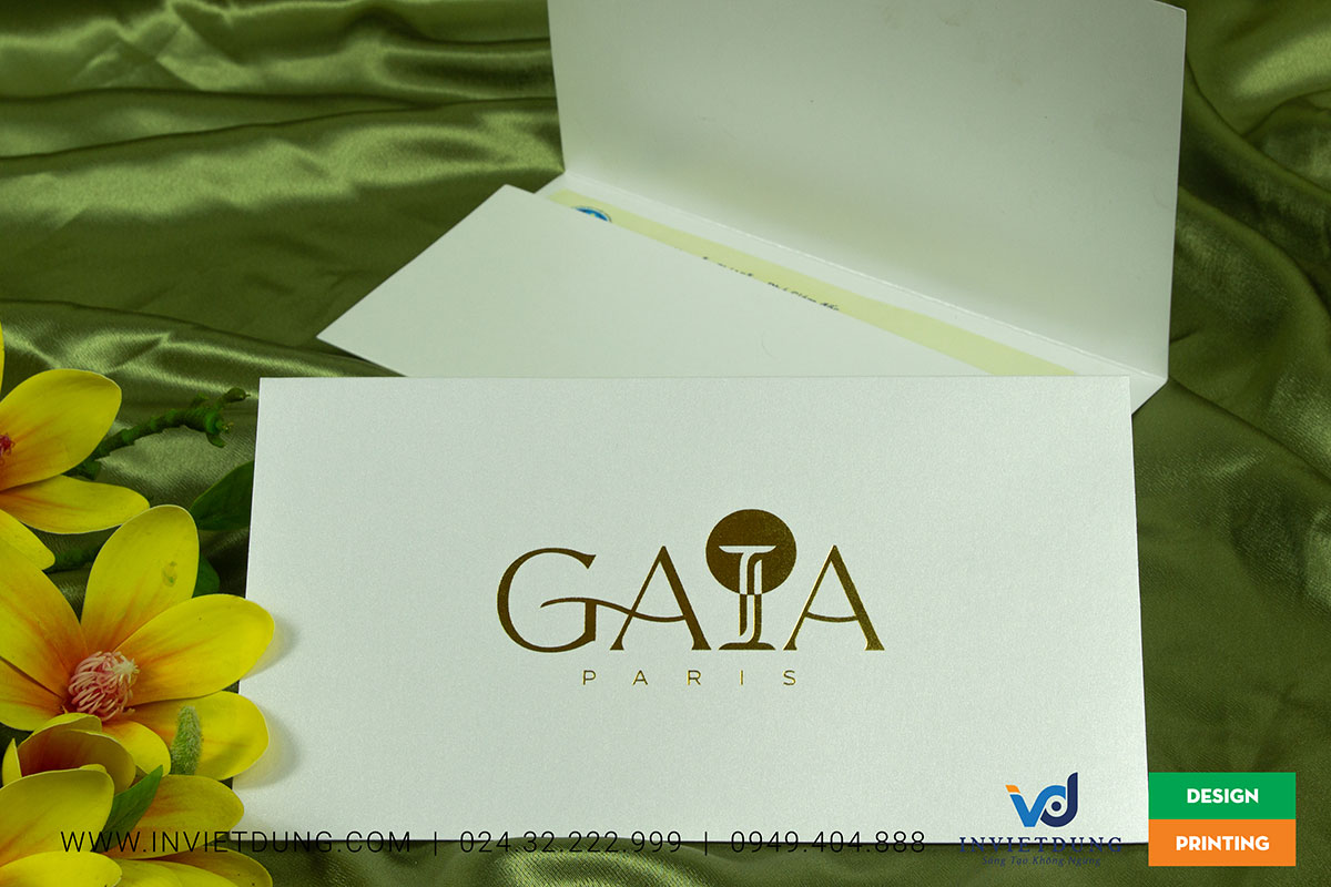 Mẫu phong bì chúc mừng năm mới công ty GAIA