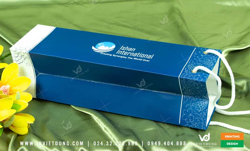 Mẫu túi giấy công ty Ishan International