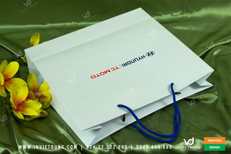 Mẫu túi giấy đựng quà tặng công ty Hyundai