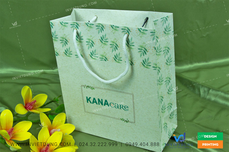 Mẫu túi giấy công ty TNHH Kanacare