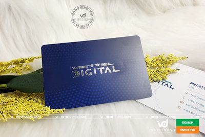 In card visit ép kim (In name card ép nhũ) cao cấp Hà Nội