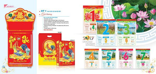 Làm lịch Tết theo yêu cầu tại Hà Nội