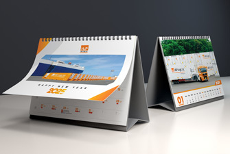 Lịch để bàn nhân viên công ty H&P Logistics