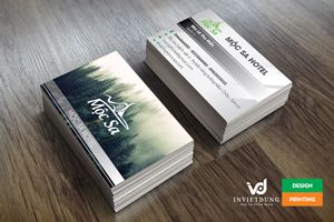 In card visit đẹp ngành du lịch