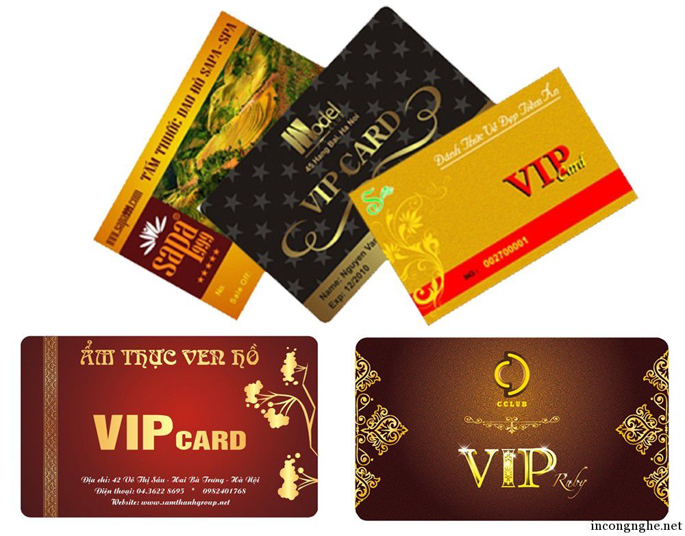 Tư vấn in thẻ Vip