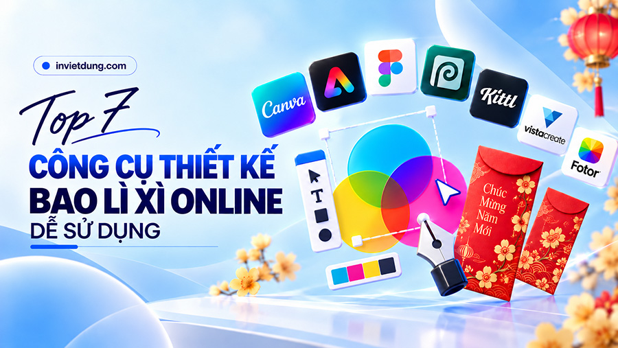 Thiết kế bao lì xì online