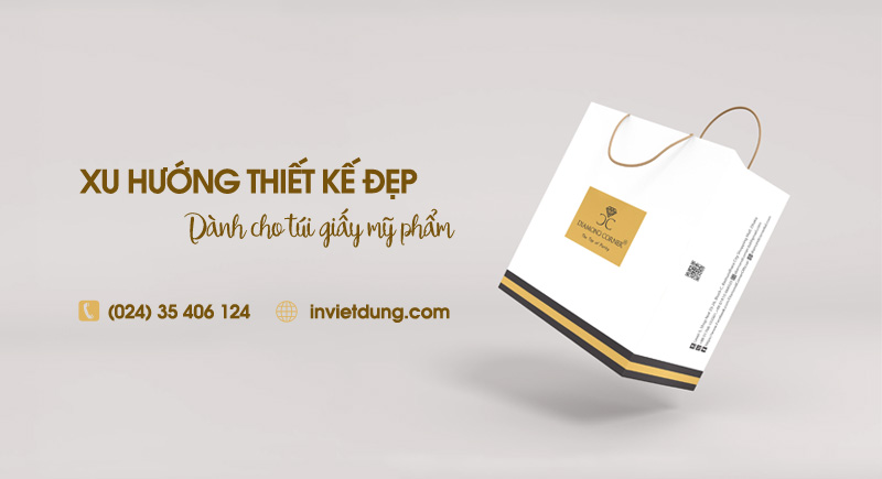 Xu hướng thiết kế túi giấy mỹ phẩm
